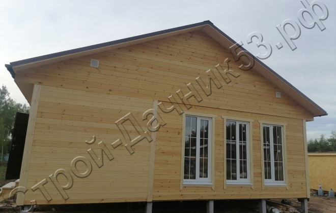 4 Каркасно-щитовой дом  Д-23, 9х9м, 81 М², Тульская область, Заокский район, село Яковлево. (11)